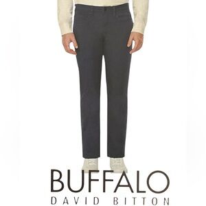 NEW Buffalo David Bitton Deep Blue Slim Straight Jean Like Pants Modern Fit